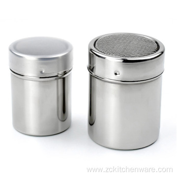 304 Stainless Steel Spice Pepper Dispenser With Lid